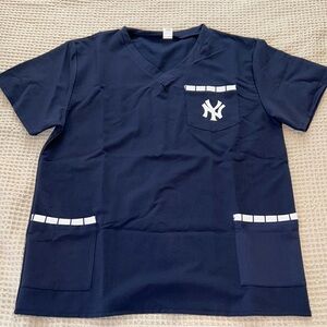 New York Yankees Scrub Top